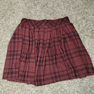 Plaid skirt
